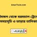 শ্রীমঙ্গল টু বরমচল ট্রেনের সময়সূচী ও মূল্য তালিকা