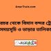 সরারচর টু বিমান বন্দর ট্রেনের সময়সূচী ও ভাড়া তালিকা