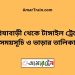 সরিষাবাড়ী টু টাঙ্গাইল ট্রেনের সময়সূচি ও ভাড়ার তালিকা