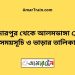 সাফদারপুর টু আলমডাঙ্গা ট্রেনের সময়সূচী ও ভাড়া তালিকা