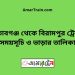 সেতাবগঞ্জ টু বিরামপুর ট্রেনের সময়সূচী ও ভাড়া তালিকা