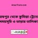 হরষপুর টু কুমিল্লা ট্রেনের সময়সূচী ও ভাড়া তালিকা