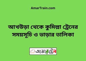 আখউড়া টু কুমিল্লা ট্রেনের সময়সূচী ও ভাড়ার তালিকা