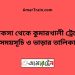 খোকসা টু কুমারখালী ট্রেনের সময়সূচী ও ভাড়া তালিকা