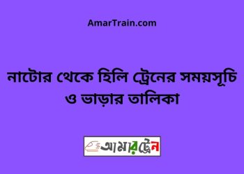 নাটোর টু হিলি ট্রেনের সময়সূচী ও ভাড়া তালিকা