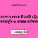 বেনাপোল টু ঈশ্বরদী ট্রেনের সময়সূচী ও ভাড়া তালিকা
