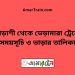 বোড়াশী টু ভেড়ামারা ট্রেনের সময়সূচী ও ভাড়া তালিকা