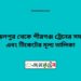 আক্কেলপুর টু পীরগঞ্জ ট্রেনের সময়সূচী ও ভাড়া তালিকা