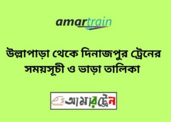 উল্লাপাড়া টু দিনাজপুর ট্রেনের সময়সূচী ও ভাড়া তালিকা