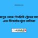 দিনাজপুর টু পাঁচবিবি ট্রেনের সময়সূচী ও ভাড়া তালিকা