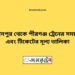 বিরামপুর টু পীরগঞ্জ ট্রেনের সময়সূচী ও ভাড়া তালিকা