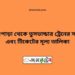 বোনারপাড়া টু বোনারপাড়া ট্রেনের সময়সূচী ও ভাড়া তালিকা