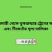 আদিতমারী টু তুষভান্ডার ট্রেনের সময়সূচী ও ভাড়া তালিকা