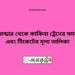 তুষভান্ডার টু কাকিনা ট্রেনের সময়সূচী ও ভাড়া তালিকা