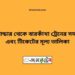 তুষভান্ডার টু বারকাঁথা ট্রেনের সময়সূচী ও ভাড়া তালিকা