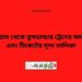 পাটগ্রাম টু তুষভান্ডার ট্রেনের সময়সূচী ও ভাড়া তালিকা