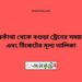 বারকাঁথা টু বগুড়া ট্রেনের সময়সূচী ও ভাড়া তালিকা