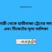 বুড়িমারী টু হাতিবান্ধা ট্রেনের সময়সূচী ও ভাড়া তালিকা