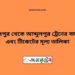 দিনাজপুর টু আব্দুলপুর ট্রেনের সময়সূচী ও ভাড়ার তালিকা