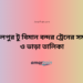 আক্কেলপুর টু বিমান বন্দর ট্রেনের সময়সূচী ও ভাড়া তালিকা