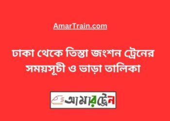 ঢাকা টু তিস্তা জংশন ট্রেনের সময়সূচী, টিকেট ও ভাড়ার তালিকা