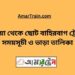 কুষ্টিয়া টু ছোট বাহিরবাগ ট্রেনের সময়সূচী ও ভাড়া তালিকা