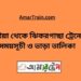 কুষ্টিয়া টু ঝিকরগাছা ট্রেনের সময়সূচী ও ভাড়া তালিকা