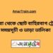 গোবরা টু ছোট বাহিরবাগ ট্রেনের সময়সূচী ও ভাড়া তালিকা