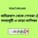 ছোট বাহিরবাগ টু গোবরা ট্রেনের সময়সূচী ও ভাড়া তালিকা