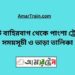 ছোট বাহিরবাগ টু পাংশা ট্রেনের সময়সূচী ও ভাড়া তালিকা