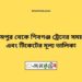 বিরামপুর টু শিবগঞ্জ ট্রেনের সময়সূচী ও ভাড়া তালিকা