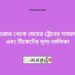 মধুরোড টু মেহের ট্রেনের সময়সূচী ও ভাড়া তালিকা