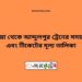 রুহিয়া টু আব্দুলপুর ট্রেনের সময়সূচী ও ভাড়া তালিকা