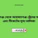 সেতাবগঞ্জ টু আহসানগঞ্জ ট্রেনের সময়সূচী ও ভাড়া তালিকা