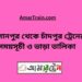 হাসানপুর টু চাঁদপুর ট্রেনের সময়সূচী ও ভাড়া তালিকা